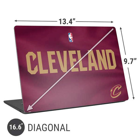 NBA Cleveland Cavaliers Jersey Universal Laptop 16.6in (13.4 x 9.7in) Skin